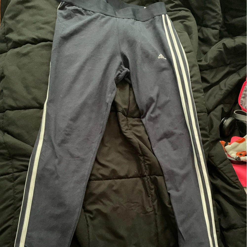 Adidas navy blue leggings